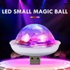 Luzes noturnas mini USB Disco Light Magic DJ Stage Effect Effect Interior Decorative Ambient Crystal Sound Party