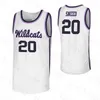 College bär anpassade NCAA Kansas K-State Wildcats Basketball Jersey Markquis Nowell Nijel Pack Mark Smith Mike McGuirl Ismael Massoud Selton