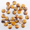 Pierres précieuses naturelles, Cabochon rond 8x4mm, perles de guérison, adaptées aux femmes et hommes, bijoux faits à la main, DIY, BU315