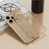 Ultra Thin Phone Cases For iPhone11 12 13 14/pro/promax/max/12 13/mini/xr/xs/xsmax/7 8/plus/SE2 Frosted Electroplated Transparent Case