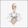 Silver Authentic Real 925 Sterling Sier Pandora Perfect Family Charms Europeiska p￤rlor Fit Armband 915 Q2 Drop Delivery 2021 J Yydhhome Dhapu