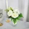 Faux Floral Greenery Nordic Ins Wind Simulation Rose Wedding Company Flowers Wedding Photography Props Flowers Home Decoration J220906