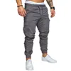 Pantalons pour hommes automne hommes Hip Hop Harem Joggers pantalons pour hommes pantalons de survêtement multipoches solides M4XL 220906