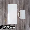 7 tamanhos em branco Sublimação encolher bolsa de saco de saco para copo de copo de copo em branco PVC Film