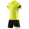 Set da corsa Tute da allenamento Palestra Camicia da badminton traspirante Pantaloncini Moda Risvolto Maglie con lettera Tuta da tennis estiva da uomo