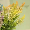 Faux Floral Greenery Home Simulation Vase Flower Decoration Simulation Plant in Misting Old Lavender Indoor Restaurant J220906