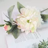 Faux Floral Verdure Artificielle Pivoine Fleurs Grand Soie Longue Branche Bouquet De Noël Salon Maison Table Décorations Faux Plantes De Mariage Arranger J220906