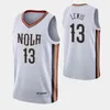 MEN Brandon Ingram Zion Williamson Didi Louzada Kira Lewis Jr. 75th Anniversary City White basketball Jersey