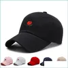 Ball Caps Kobieta haft bawełniany baseball czapka chłopcy dziewczęta snapback hip hop płaski kapelusz róży haftowa moda dzika kropla deliv vipjewel dhocb