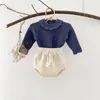 Bébé garçon fille Shorts nouveau 2022 printemps enfants Shorts enfants automne tricot pantalon vêtements 20220906 E3