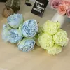 Faux Floral Verdure 1 Pc Fleurs Artificielles Soie Camélia Pivoine Mini Fleur De Mariage Bouquet Hortensia Pour La Maison Partie Décoration Intérieur J220906