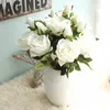 Faux Floral Greenery 1 связка шелк пион букет на дому