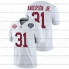 American College Football Wear College Custom Alabama Crimson Tide Jersey College Football 2021 Cotton Bowl Bryce Young Henry To'oTo'o 8 John Metchie III Will Ander