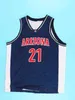 WSKT nosi niestandardowe 2021 College Arizona Wildcats Basketball Jersey Steve Kerr Chase Jeter Ira Devonaire Doutrive Zeke Nnaji Nico Mannion Josh