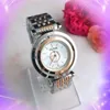 Relogio Masculine Ladies Watch Célèbre Poignet Mode Blanc Diamants Brillants Cadran Calendrier Bracelet Fermoir Pliant Horloge Cadeau De Luxe Montre-Bracelet De Haute Qualité