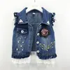 Waistcoat 1-10T Baby Denim Vest Babe Jeans Jacket Casual Outerwear Children Clothing Spring Autumn Bebe Clothes Kids Vests Toldder Tops 220905