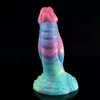 Objets de beauté Licker Edycja limitowana wielokolorowy ko zwierzt dû dildo mikkiego silikonu g spot stymulowa alien korek analny fantasy sexy zabawki dla czowieka