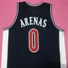 Wskt Wears Custom Old Time Arizona Wildcats #0 Gilbert Arenas College Basketball Jersey Color Navy Blue Red White Yellow Man Stitched S-XXXL