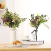 Faux Floral Greenery Simulation Fortune Fruit Berry Green Plant Olive Fruit Red Fruit Bean Branch Home Living Room Decorative Flower False Flower J220906