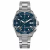 Regarder Mens Chronograph Quartz Regardez STRAP DE TISSON DE STYLE CLASSIQUE 5 ATM Mouvement VK japonais super lumineux et résistant à l'eau