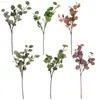 Faux Floral Greenery Nordic Style Artificial Plants A Bunch of Eucalyptus Money Leaves Family Wedding Decoration Flowers Photography Props Grey Green J220906