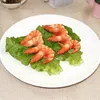 Dekoratif Nesneler Figürinler 10pcs/lot simülasyonu Yeşil Marul Yaprakları PVC Malzeme Sahte Sebze Modeli Çocuklar Mutfak Oyuncakları Yapay Gıdalar 220906