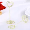 Decorazione per feste Tavolo Table Holderpo Place Numero Clip Nome Clip Clip Clip Memo Cards Case Cancero Nota Sign Sella