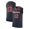 James College Basketball veste o College 2019 Champions Virginia Cavaliers Kyle Guy White Jersey #5 UVA NCAA Final Four #12 de '