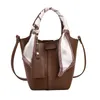 Handtasche Bucket Bag Nischendesign PU One-Shoulder-Crossbody-Taschen