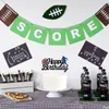 Other Festive Party Supplies L Football Cake Topper Happy Birthday For / Sport Theme Decoration Black Glitter Drop Delive Sports2010 Amrb2