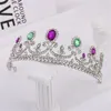 Coiffes de mariée princesse cristal autrichien diadème couronne accessoire de cheveux pour filles enfants bijoux robe de soirée de mariage