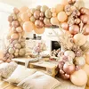 Другое мероприятие поставлено кофе Brown Balloon Garland Arch Kit Demortion Dishile Diship