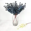 Faux Floral Greenery Simulation Plant 5 Fork Berry Red Bean Branch Fortune Fruit Foam Red Fruit Hanging Berry Real Shooting Props J220906