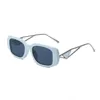Frauen Designer Sonnenbrille Luxus Buchstabe P Matal Hohlauslöschte Katze Augen Vollerfrist UV400 Mode Beach Holiday Sonnenbrille
