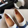 Tasarımcı Kadın gündelik Ayakkabılar Marmont Pompalar İşlemeli Deri Siyah Beyaz Süslenmiş Topuk Loafer'lar 5CM Yüksek Topuklar Saçak Detay ayakkabı Üzerinde Katlayın