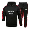 Hommes Survêtements Personnalisé Deux Pièces Ensembles Hiver Hommes Ensembles HoodiePants Survêtement Décontracté Homme Sportswear Gym Jogging Autimn Hommes SweatSuit 220906