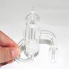 Smoking Quartz Diamond knot Loop Bangers Recycler Quartz Banger Nails Carb Cap Dabber Inserto per oil dab rig vetro acqua bong