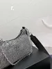 Borsa delle borse a tracolla Borsa da donna multi-fiammifero tre-in-uno da donna con diamanti luminosi di moda