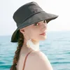 Chapeaux à larges bords Chapeau de soleil pliable résistant aux ultraviolets | Protection solaire d'été, casquette pour femmes, casquette de plage à la mode, visière décontractée Cool Caps H6618