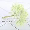 Faux Floral Greenery 6pcs Мини -искусственное жирное растение DIY ручной работы из искусственных цветов Рождественские украшения