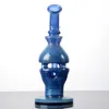 Faberge Fab Egg Hookahs 8 -calowe mocne szklane Bongs 14 mm żeńskie stawu unikalne platformy olejne DAB prysznic Percolator Percolator z miską WP2282