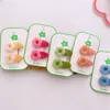 Barrettes ovali di colore della caramella floreale cavo dolce per le ragazze Accessori per capelli del copricapo del bambino della clip di capelli