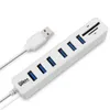 USB Hub Combo Multi Splitter 36 ports USB 20 hubs High Speed Mini 2 in 1 SD TF Card Reader pour ordinateur portable Computer5366257