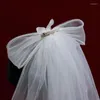 Coiffures Artisanat Artistique Fleur Voile Frais Fée Mariée Voyage Pographie Femmes Romantique Cheveux Porter Robe De Mariée Accessoires