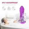 Sex toys massager Telescopic Vestibule G-spot Vibratore con telecomando Impermeabile Vibrating Vagina Clit Toys Adulti 18