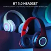 Trådlösa hörlurar Bluetooth -headset trådbundet hörlurar stereo vikbar musik sport hörlurar handfri mp3 -spelare