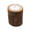 Bougeoirs -2X Vintage en bois arbre branche support bois thé lumière bougie dîner déco haute