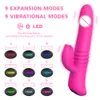 Skönhetsartiklar Wibrator Dla Kobiet 360 OBRACANIE Dual G Spot Dildo Krlik Wibracje Silikonowe Ogrzewanie CLIT Anal Massager Zabawki Erotyczne