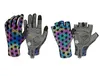Colorful cycling gloves full finger touch screen Motorcycle MTB Mitten Reflection Dazzle fishing gloves breathable Anti-slip glove for sports fitness
