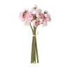 Decorative Flowers 1pc Camellia Ornament Flower Decor Wedding Simulate For Party Girlfriend